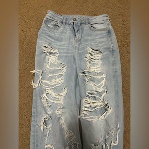 American Eagle Blue Ripped Jeans